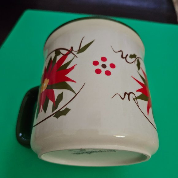 temtations holiday coffee tea hot chocolate mug with cardinals new w/box - Picture 5 of 8